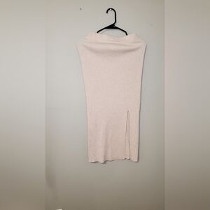 Olive & Oak Light Pink Midi Skirt